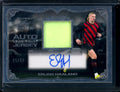 2022 Leaf Ultimate Soccer Erling Haaland Game Used Patch Auto /50