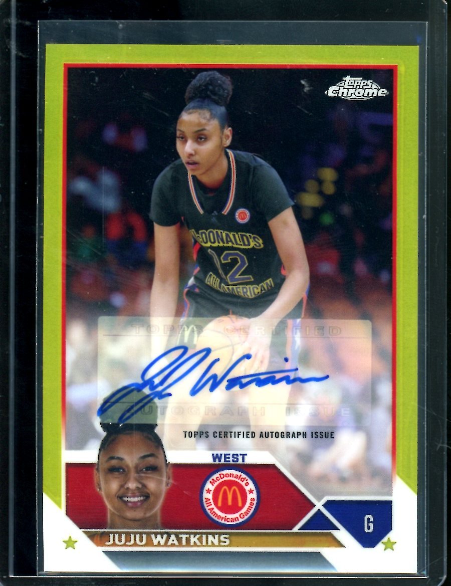 2023 Topps McDonald's All-American JuJu Watkins Auto Yellow /75 USC