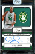 2022/23 Panini One & One Paul Pierce Team Titan Signatures /99 Celtics
