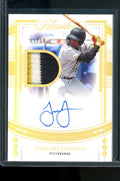 2023 Panini Flawless Termarr Johnson Patch Auto Gold /10 Pirates