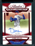 2023 Panini Flawless Bobby Miller Rookie Flawless Achievements Auto /20 Dodgers