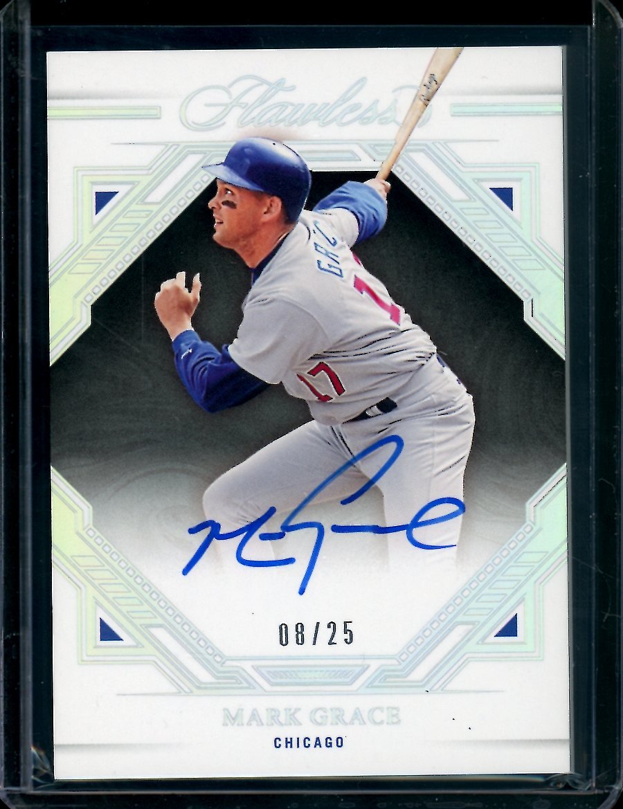 2023 Panini Flawless Mark Grace Auto /25 Cubs