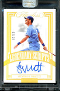 2023 Panini Flawless George Brett Legendary Scripts Auto Gold /10 Royals