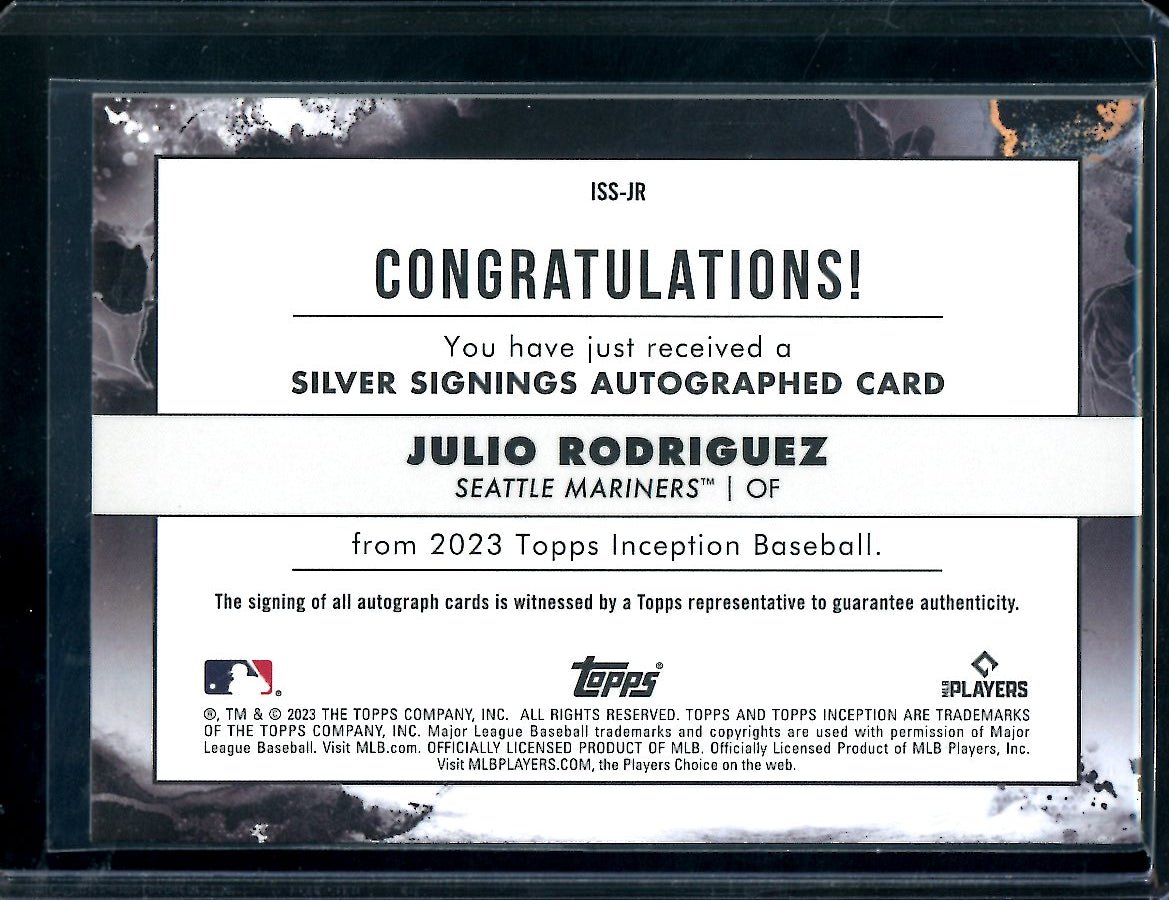 2023 Topps Inception Julio Rodriguez Auto /99 Mariners