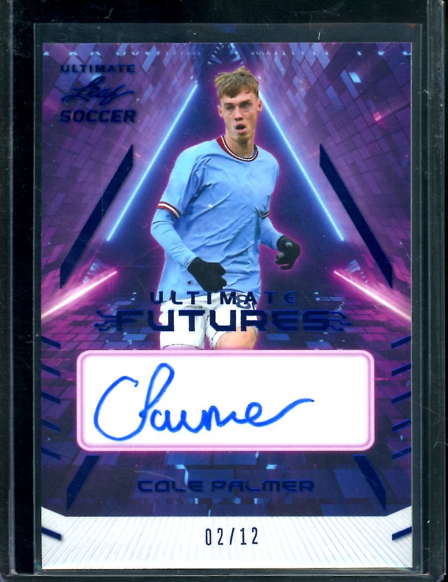 2022 Leaf Ultimate Soccer Cole Palmer Futures Auto /12