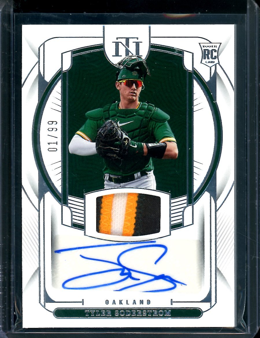 2023 Panini National Treasures Tyler Soderstrom Rookie RPA /99 Athletics
