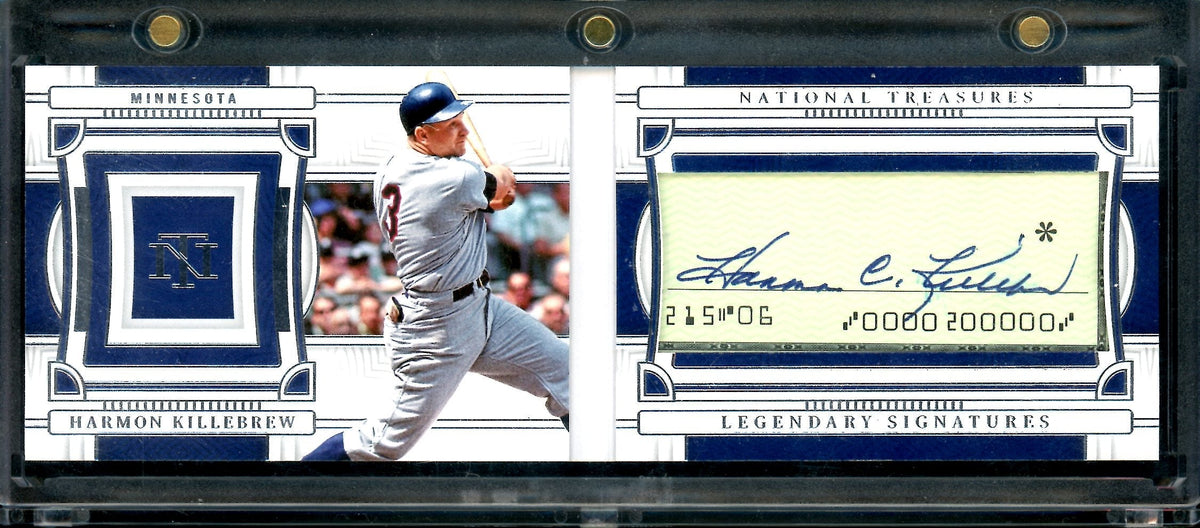 2023 Panini National Treasures Harmon Killebrew Legendary Signatures Booklet /99 Twins
