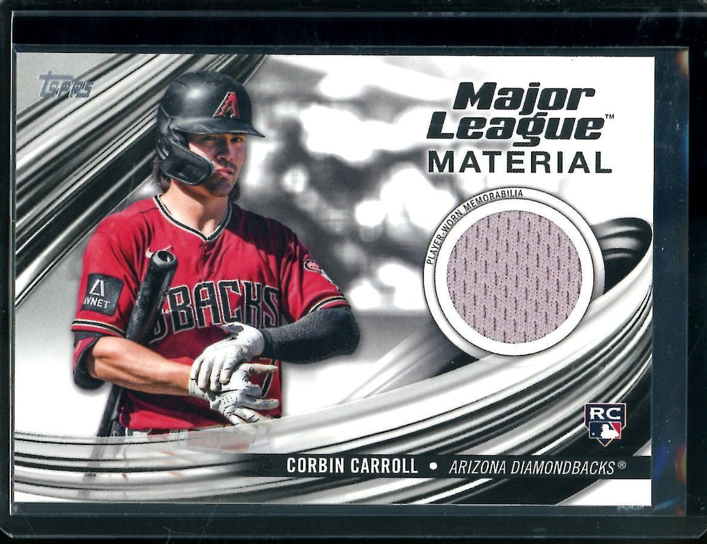 2023 Topps Corbin Carroll Rookie Patch Diamondbacks