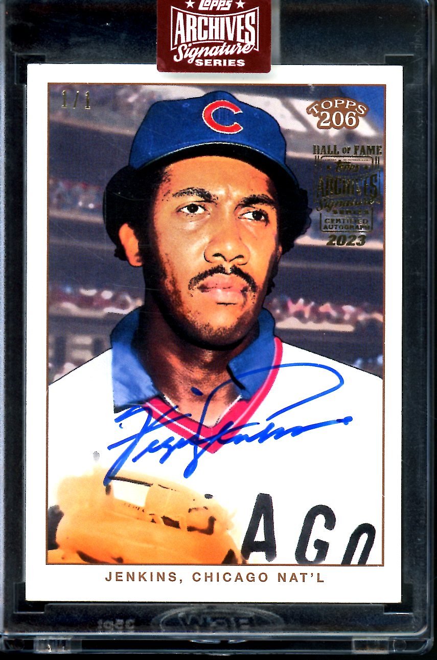 2023 Topps Archives Signature Series Fergie Jenkins Auto 1/1 Cubs