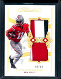 2023 Panini Flawless Collegiate Jaxon Smith-Njigba Rookie Dual Patch Gold /10 Ohio State