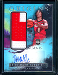 2022/23 Panini Origins TyTy Washington Jr. Rookie RPA Teal /15 Rockets