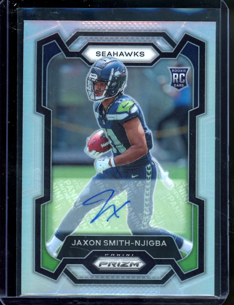 2023 Panini Prizm Jaxon Smith-Njigba Rookie Auto Silver Seahawks