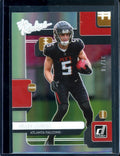 2022 Panini Donruss Clearly Drake London Rookie The Rookies /10 Falcons