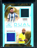 2022 Leaf Ultimate Soccer Lionel Messi/Neymar Jr. Dual Patch /20