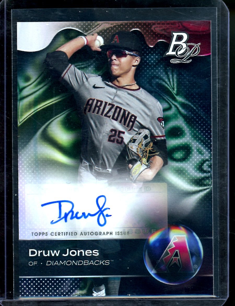 2023 Bowman Platinum Druw Jones Auto Diamondbacks