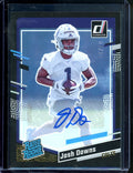 2023 Panini Donruss Josh Downs Rookie Auto Black /10 Colts