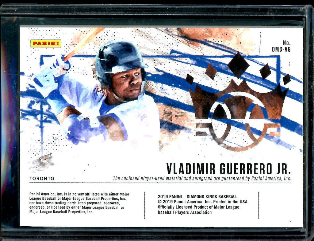 2019 Panini Diamond Kings Vladimir Guerrero Jr. Patch Auto /25 Blue Jays