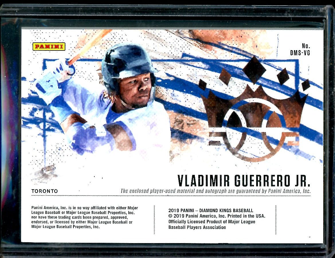 2019 Panini Diamond Kings Vladimir Guerrero Jr. Patch Auto /25 Blue Jays