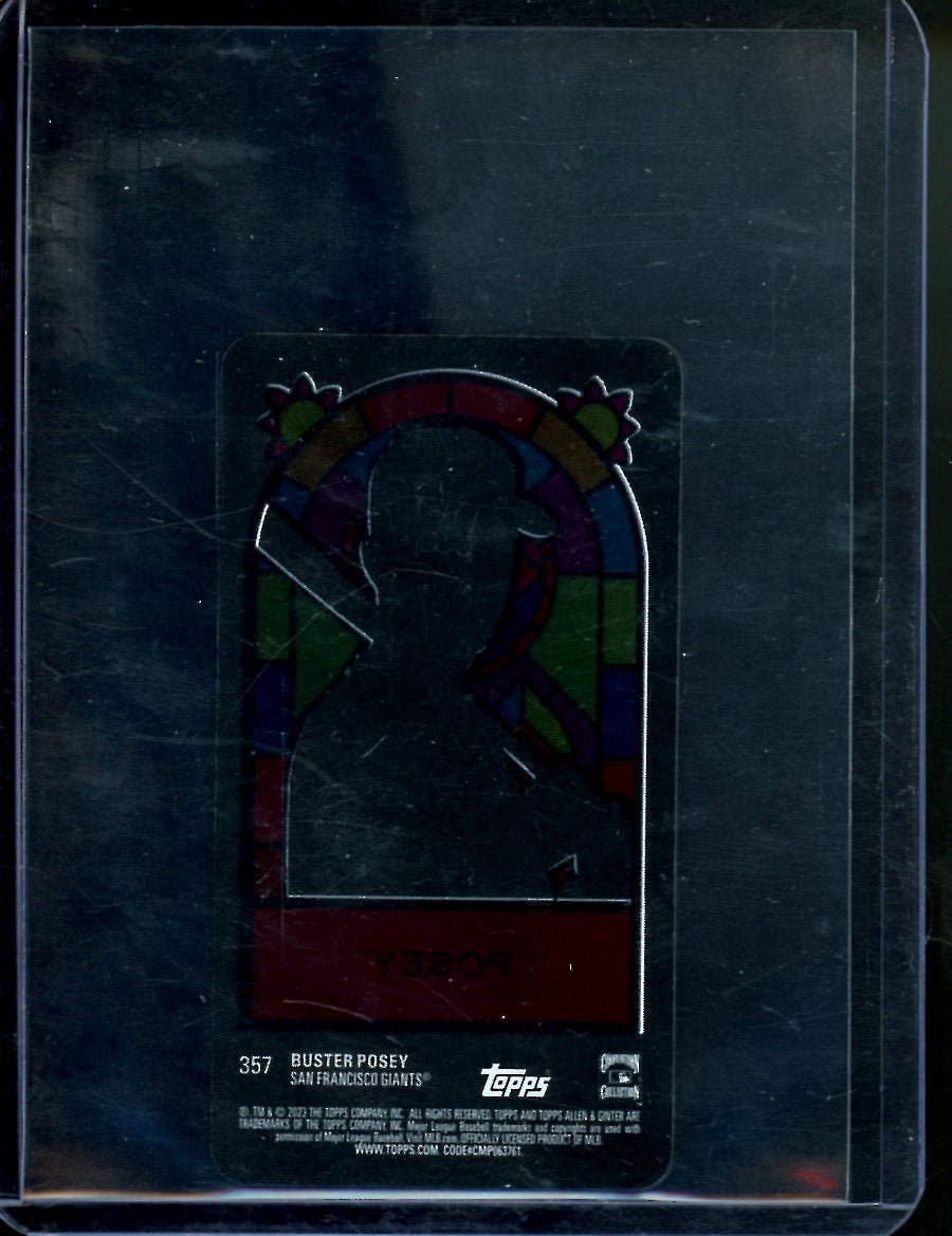 2023 Topps Allen & Ginter Buster Posey Stained Glass SSP Giants