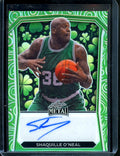 2024 Leaf St. Patrick's Day Shaquille O'Neal Auto /2 Celtics