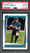 2021 Panini Donruss Trevor Lawrence Rookie PSA 10 Jaguars