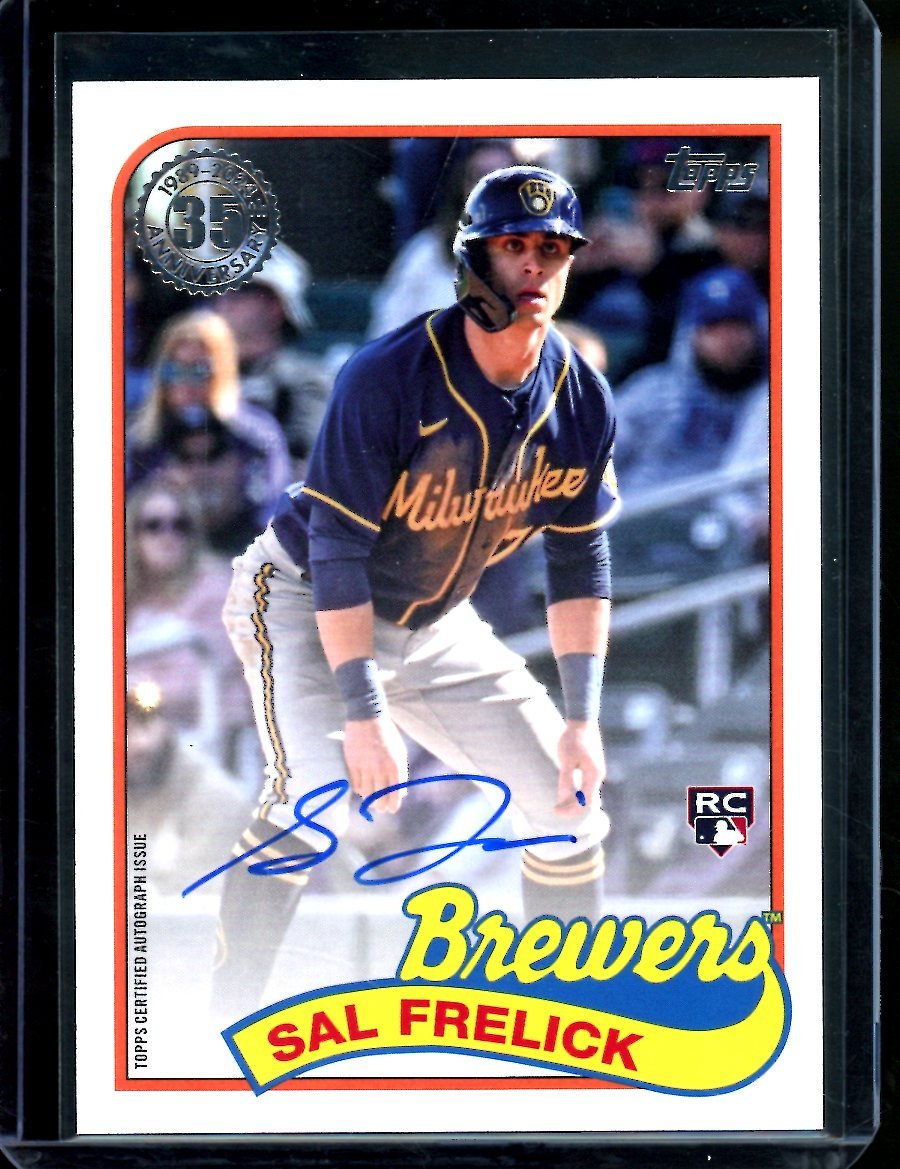 2024 Topps Series 1 Sal Frelick Rookie Auto Brewers