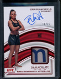 2023 Panini Immaculate Erin Blanchfield Rookie Patch Auto /25 Flyweight