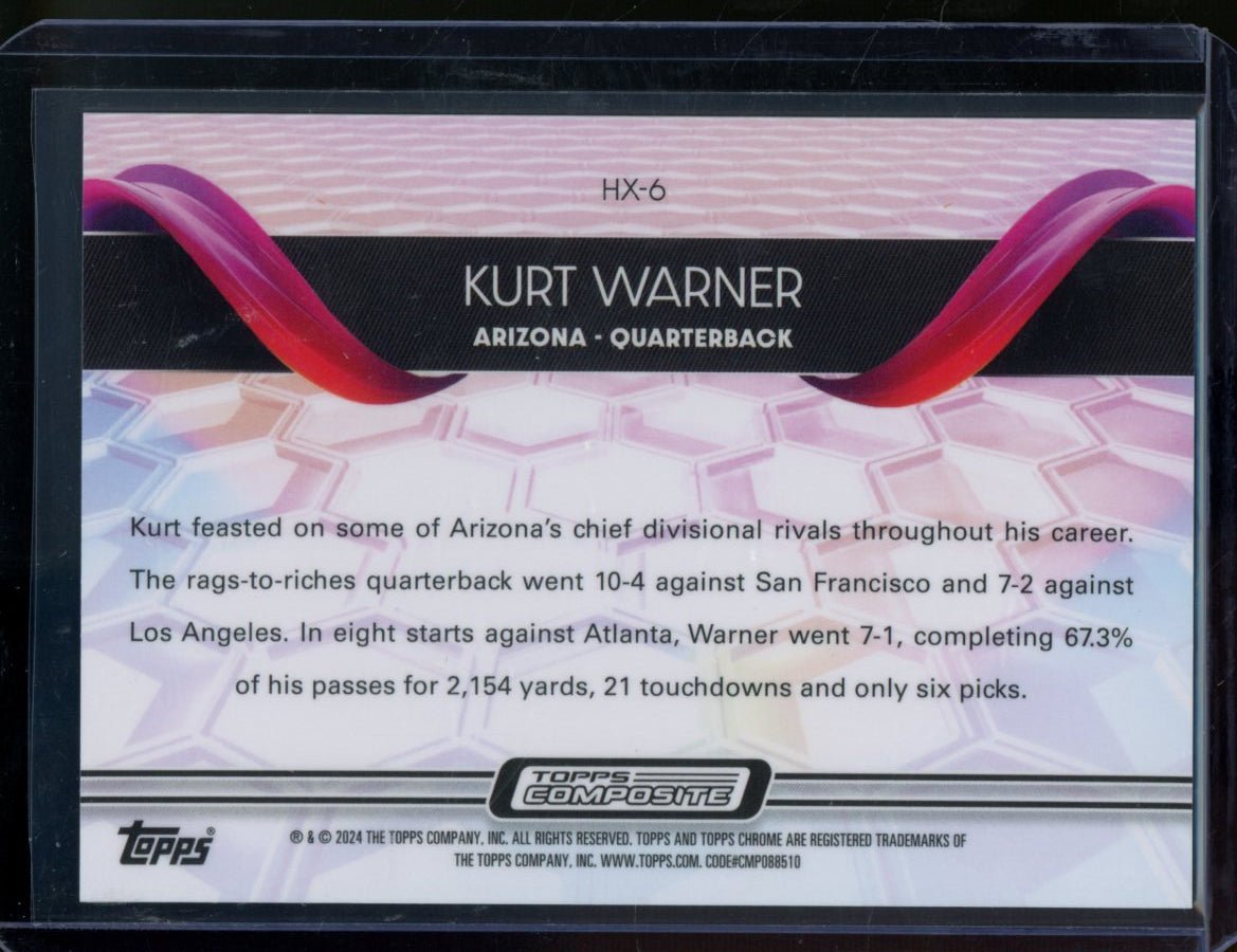 2024 Topps Chrome Composite Kurt Warner Helix SSP Cardinals