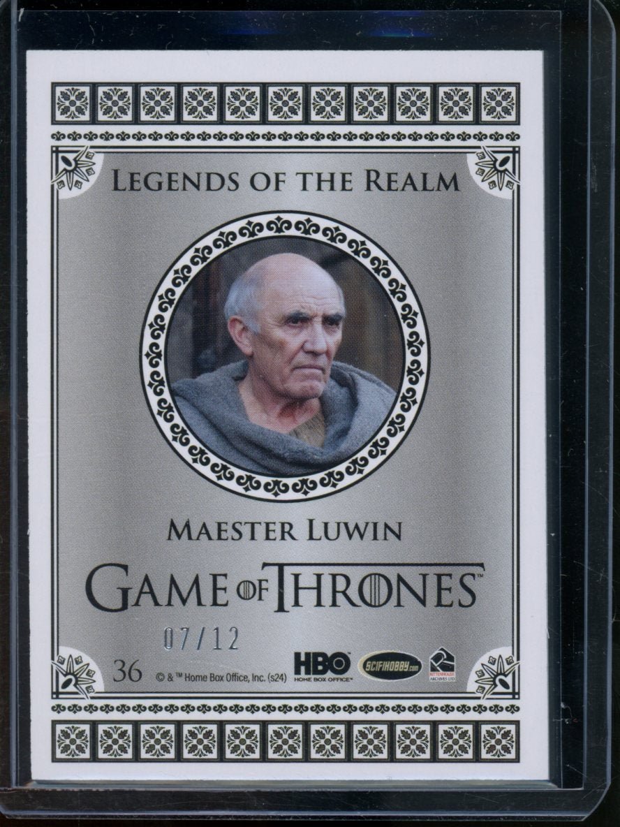 2024 Rittenhouse Game Of Thrones Maester Luwin Teal /12