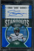2024 Panini Absolute Ahmad "Sauce" Gardner Signature Standouts Auto Blue /35 Jets