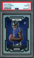 2023 Panini Prizm Zay Flowers Rookie Variation PSA 10 Ravens