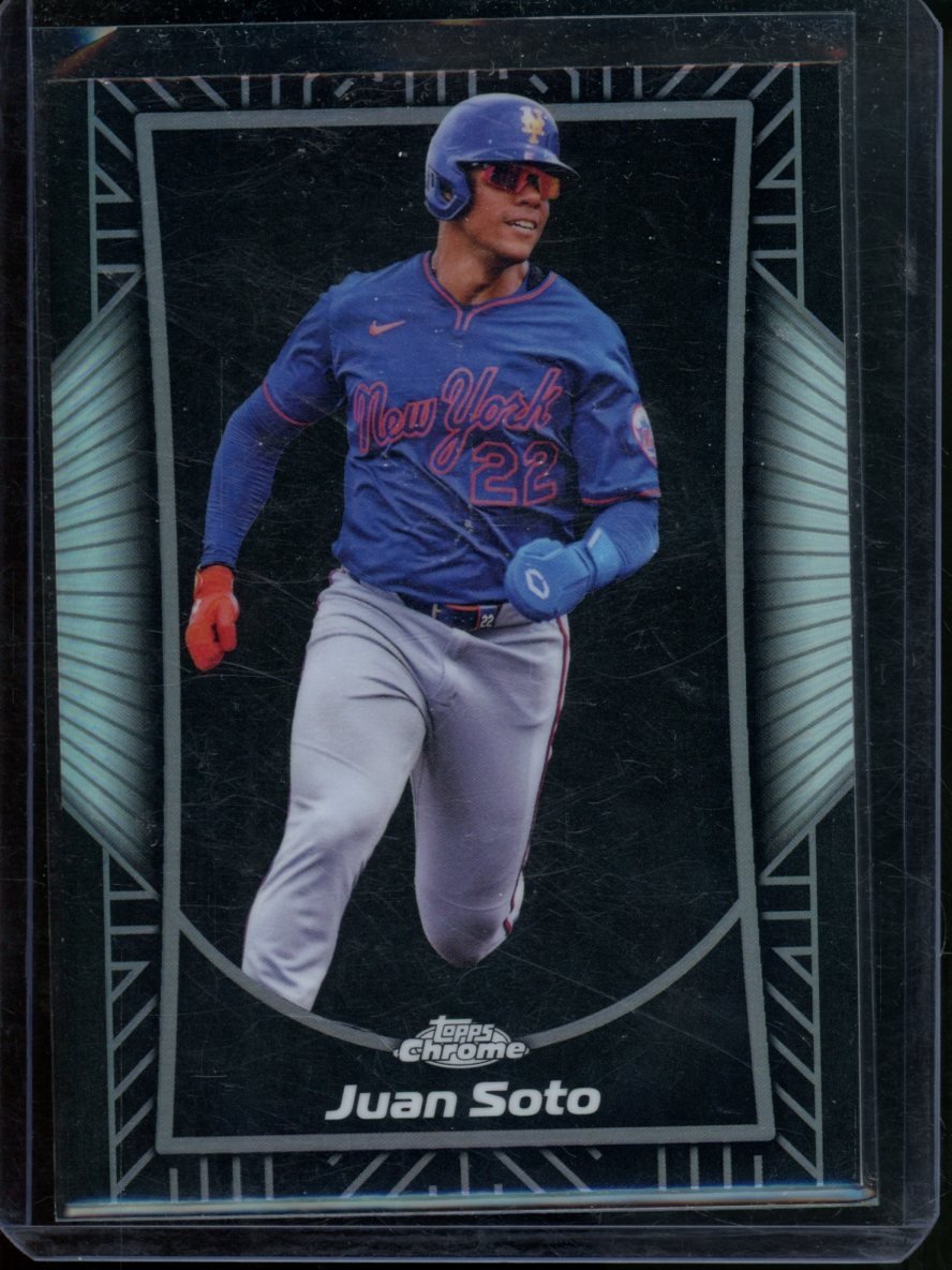 2025 Topps Chrome Juan Soto Shadow Etch SSP Mets