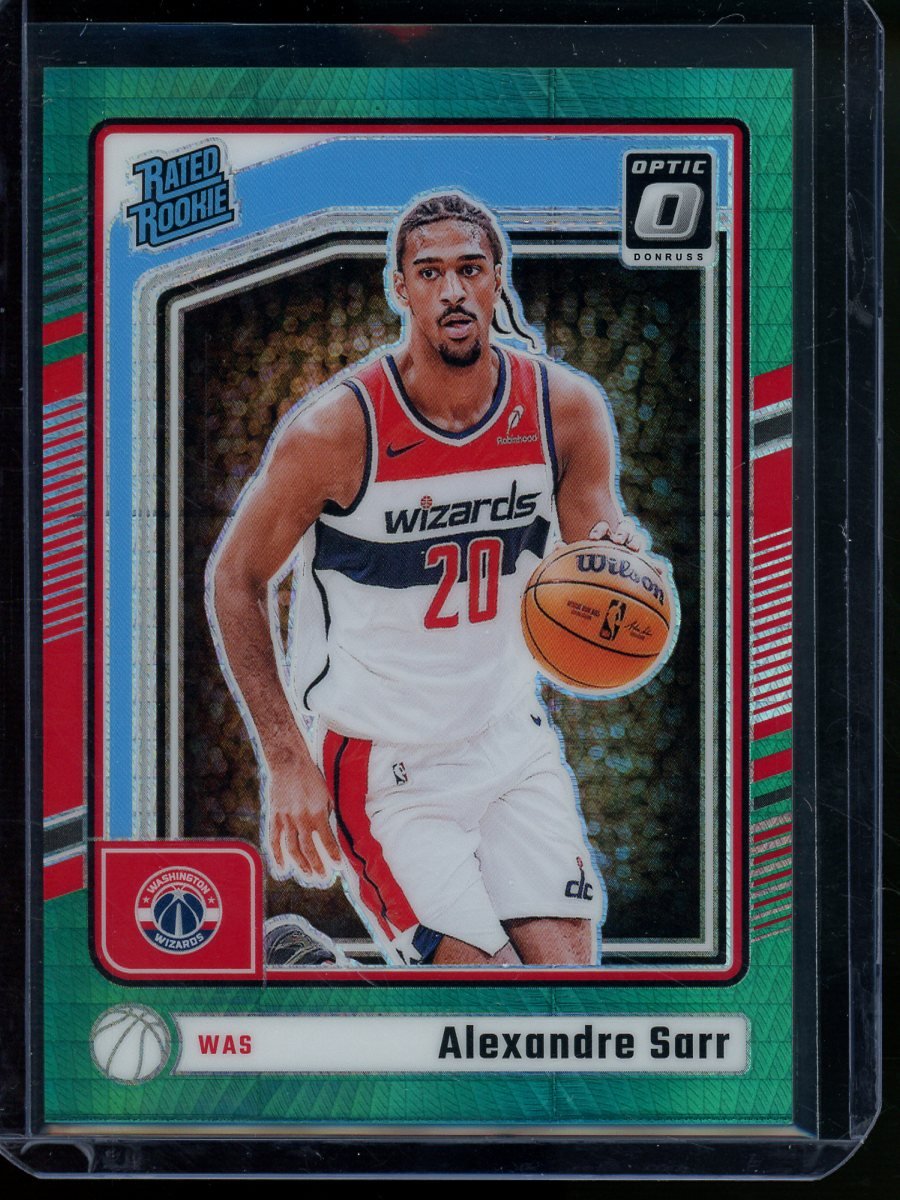 2025 Panini Optic Basketball Alexandre Sarr Rated Rookie Green /249 Wizards