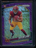 2025 Panini Prizm Jaylin Lane Rookie Purple Shimmer FOTL /15 Commanders