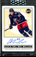 2025 Upper Deck Vintage Luca Del Bel Belluz Rookie Autograph Blue Jackets
