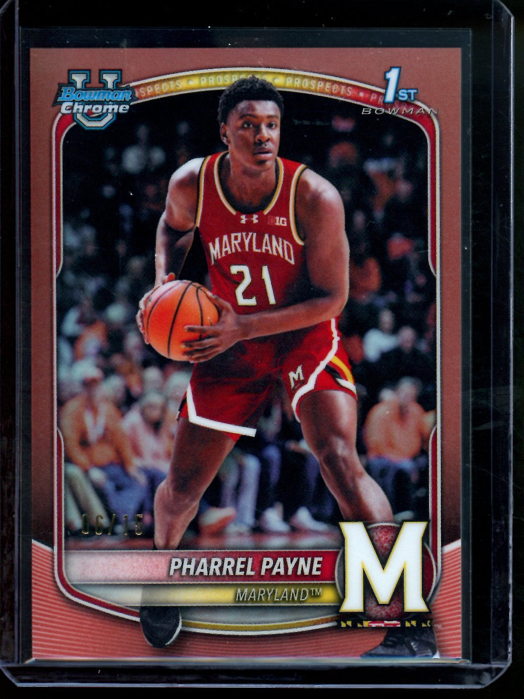 2025 Bowman U Chrome Pharrel Payne 1st Bowman /15 Maryland