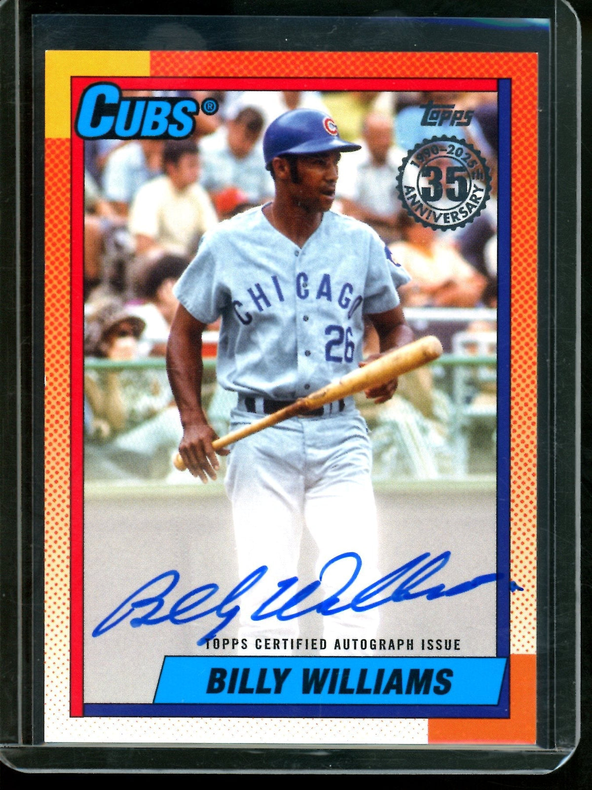 2025 Topps Series 1 Billy Williams 1990 Autograph Cubs