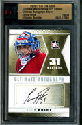 2010 In The Game Ultimate Carey Price Autograph Silver /24 Canadiens