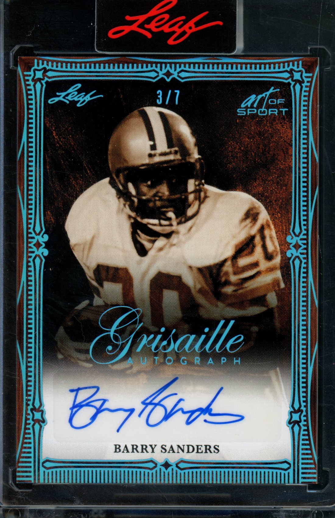 2026 Leaf Art of Sport Barry Sanders Autograph /7