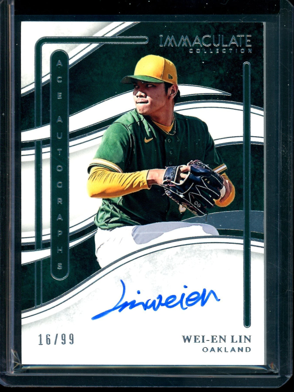 2026 Panini Immaculate Wei-En Lin Ace Autographs /99 Athletics