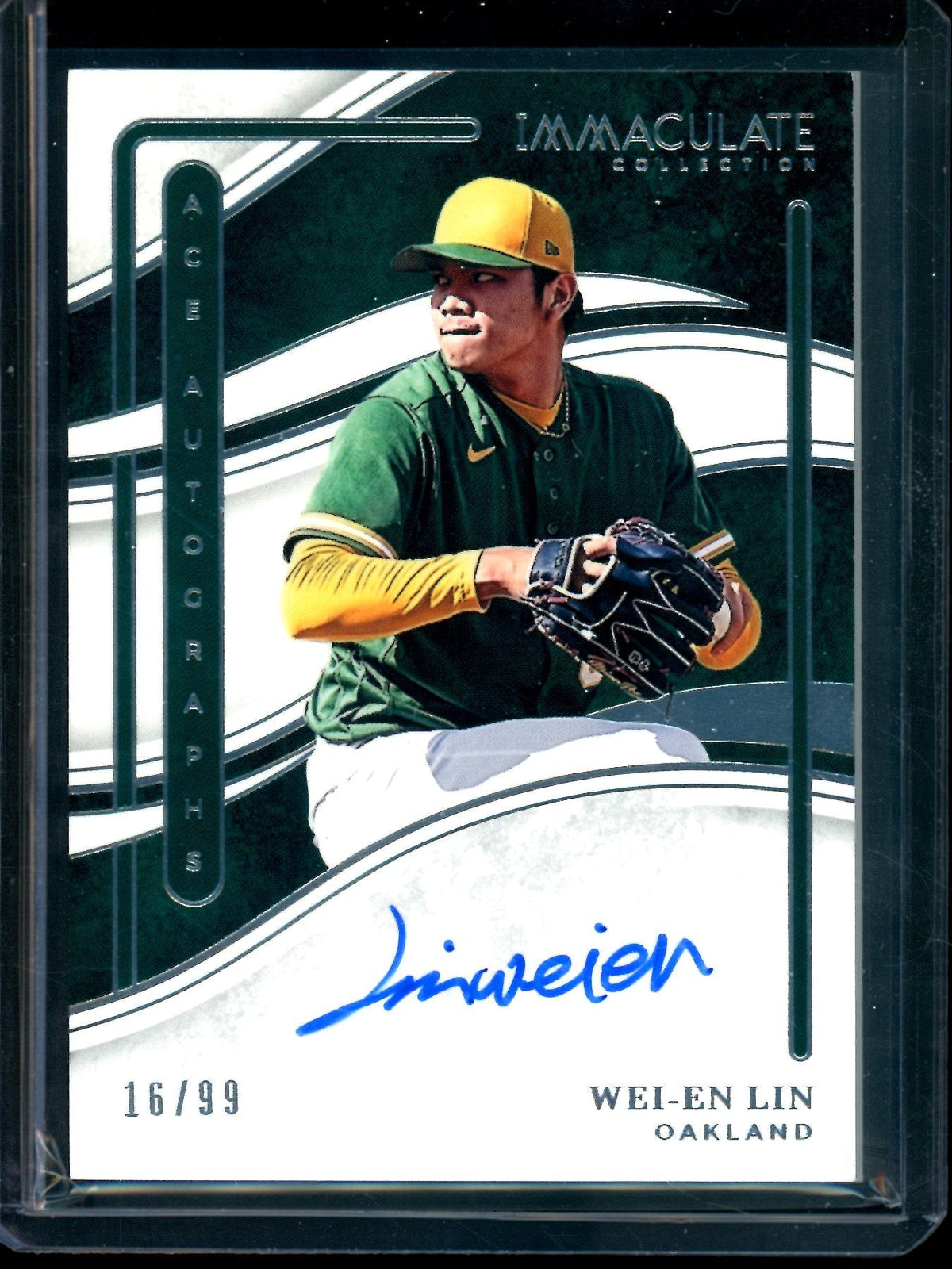 2026 Panini Immaculate Wei-En Lin Ace Autographs /99 Athletics