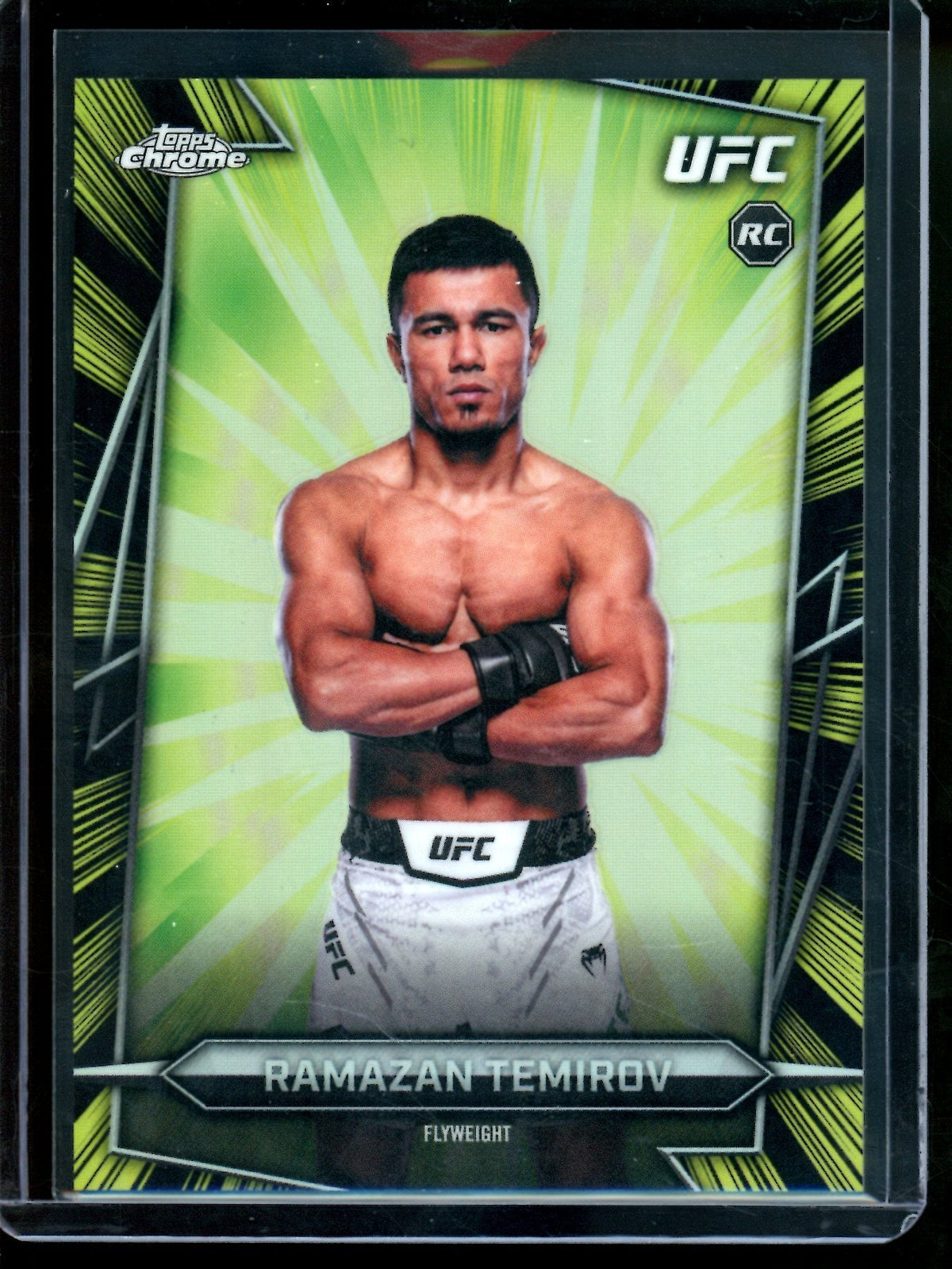 2026 Topps Chrome Ramazan Temirov Radiating Rookie SP