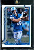 2025 Topps Chrome Isaac TeSlaa Rookie White Refractor Autograph /30 Lions