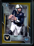 2025 Bowman Chrome Diego Pavia 1st Gold Refractor /50 Vanderbilt
