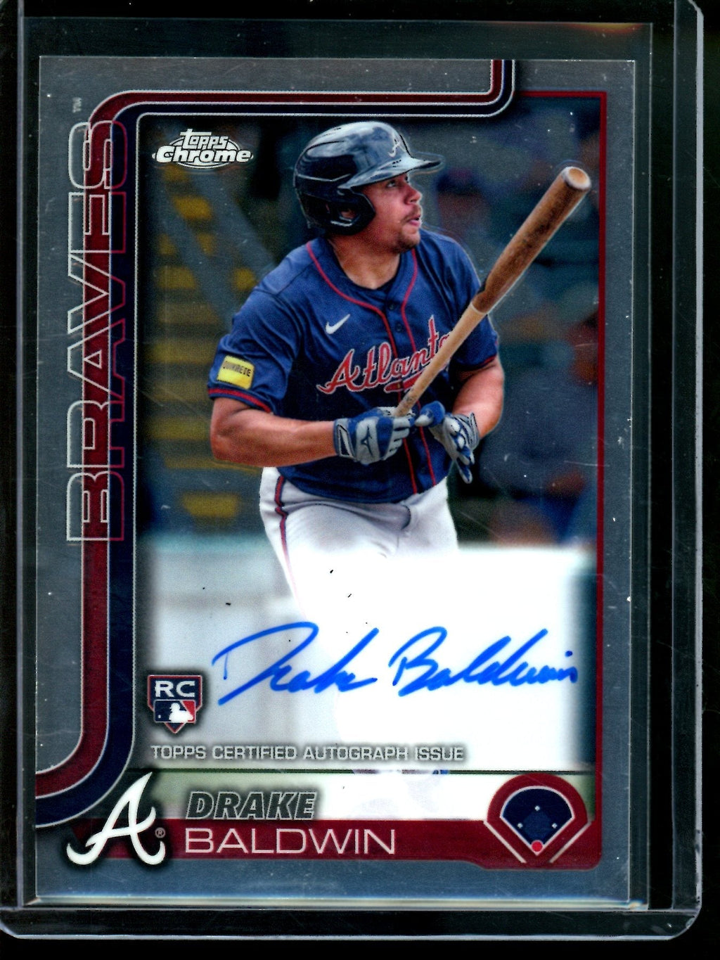 2025 Topps Chrome Drake Baldwin Rookie Autograph Braves