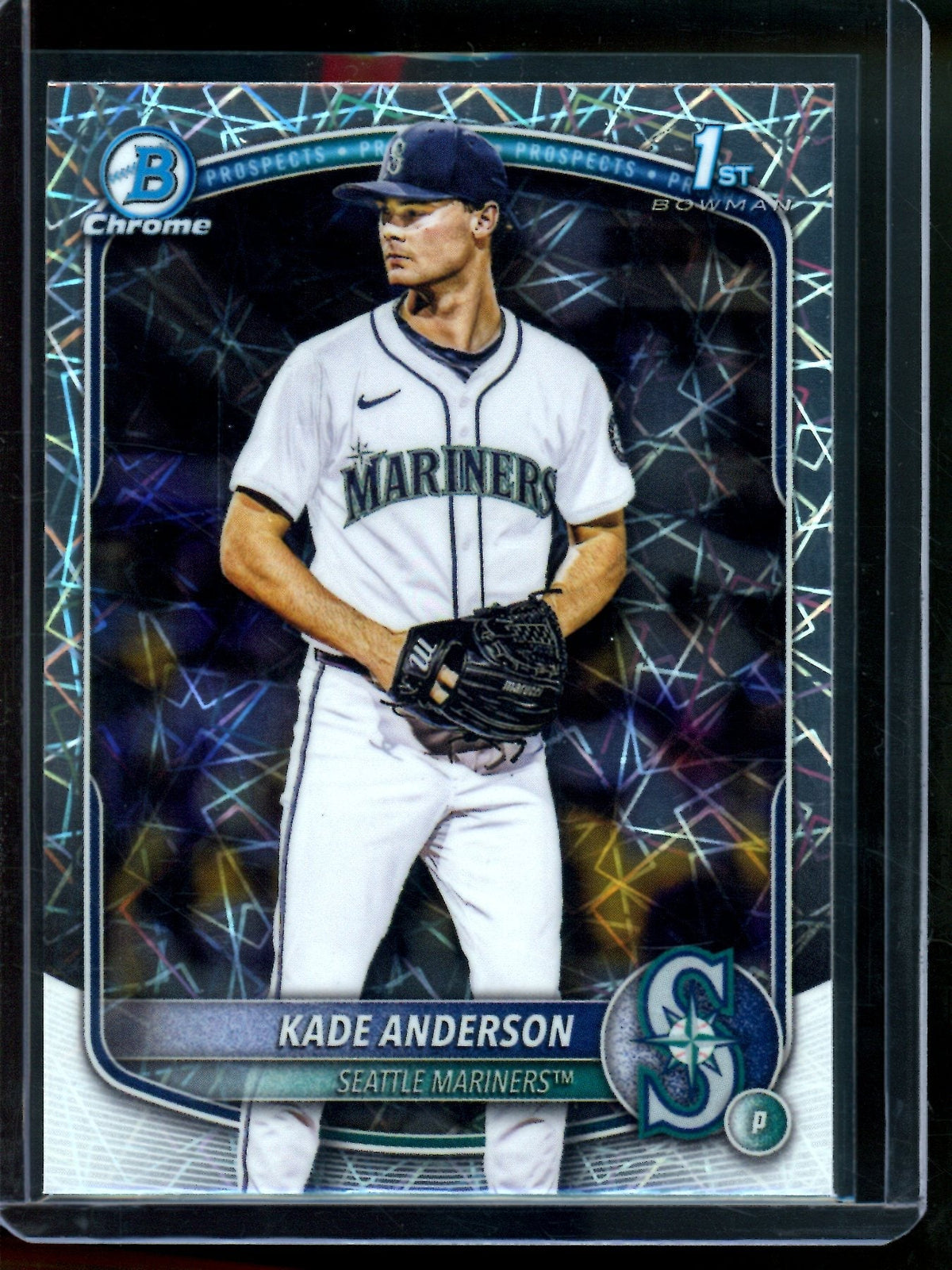 2025 Bowman Chrome Kade Anderson 1st Lazer Refractor Mariners