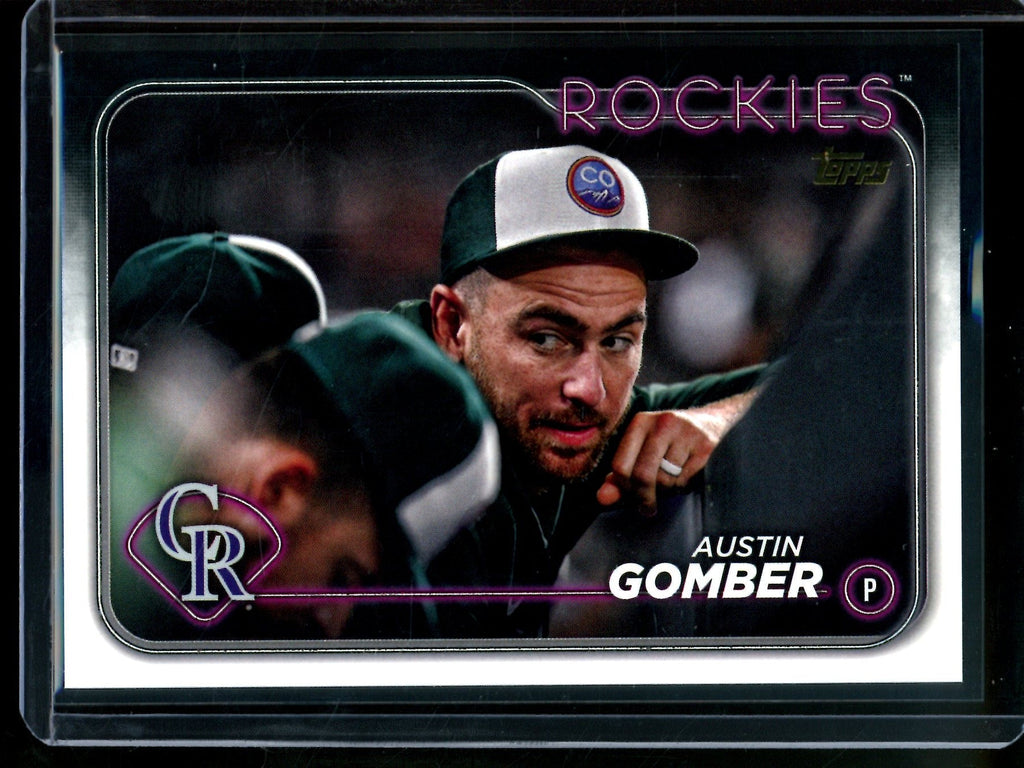 2024 Topps Flagship Austin Gomber Golden Mirror SSP Rockies