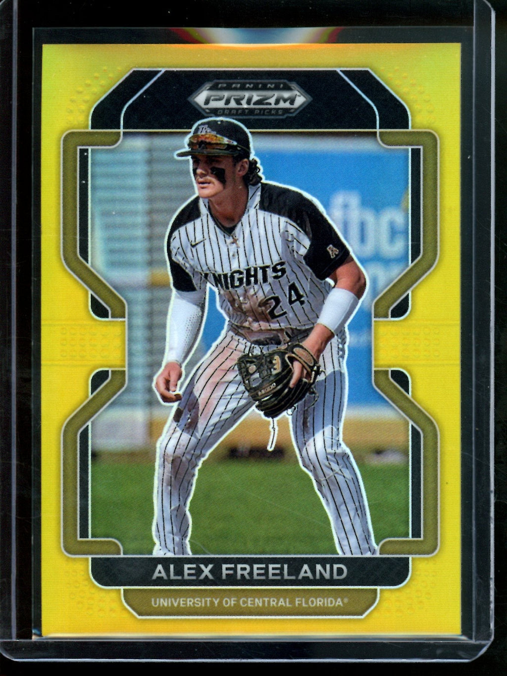 2022 Panini Prizm Alex Freeland Gold /10 Dodgers