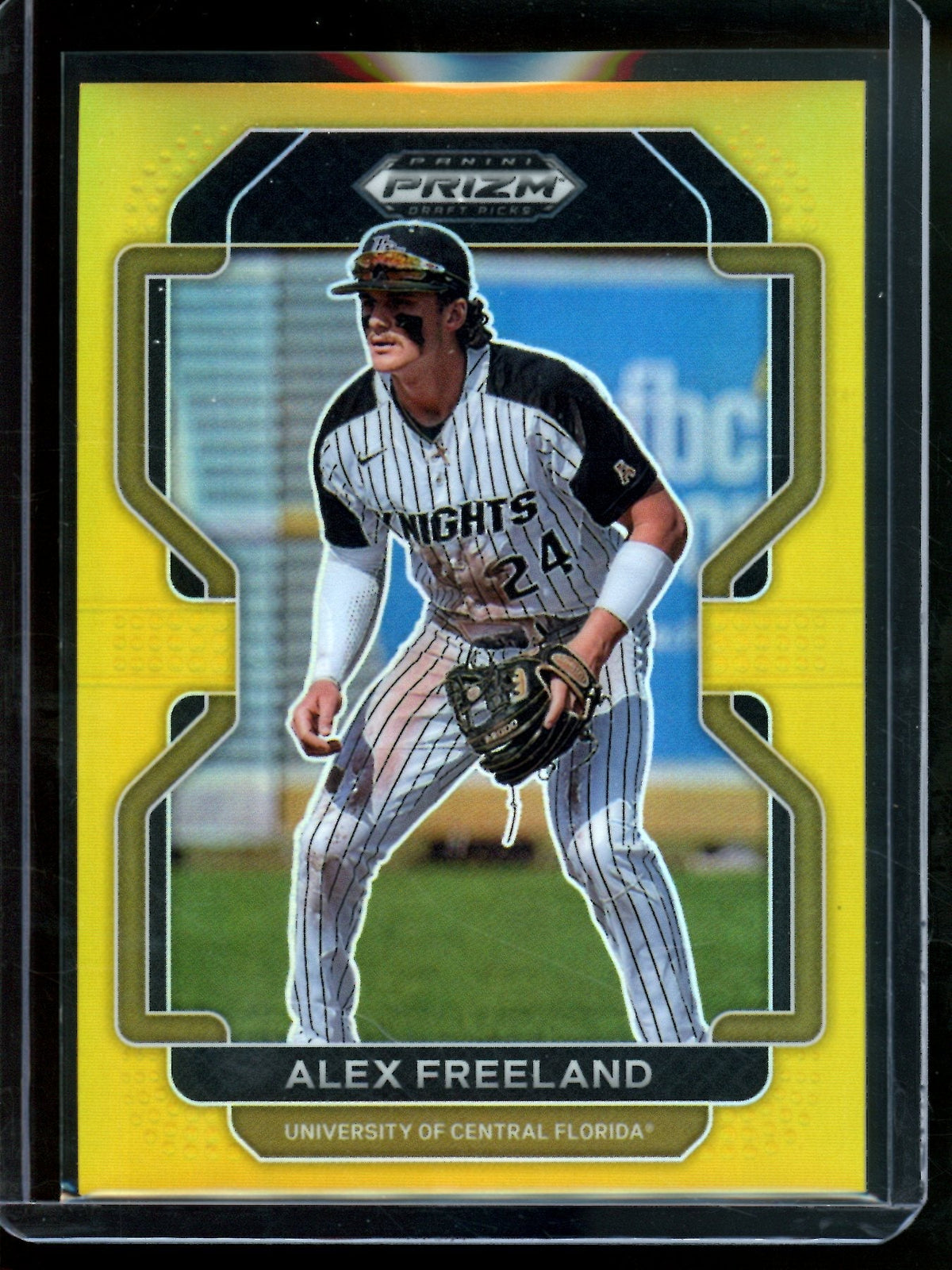 2022 Panini Prizm Alex Freeland Gold /10 Dodgers