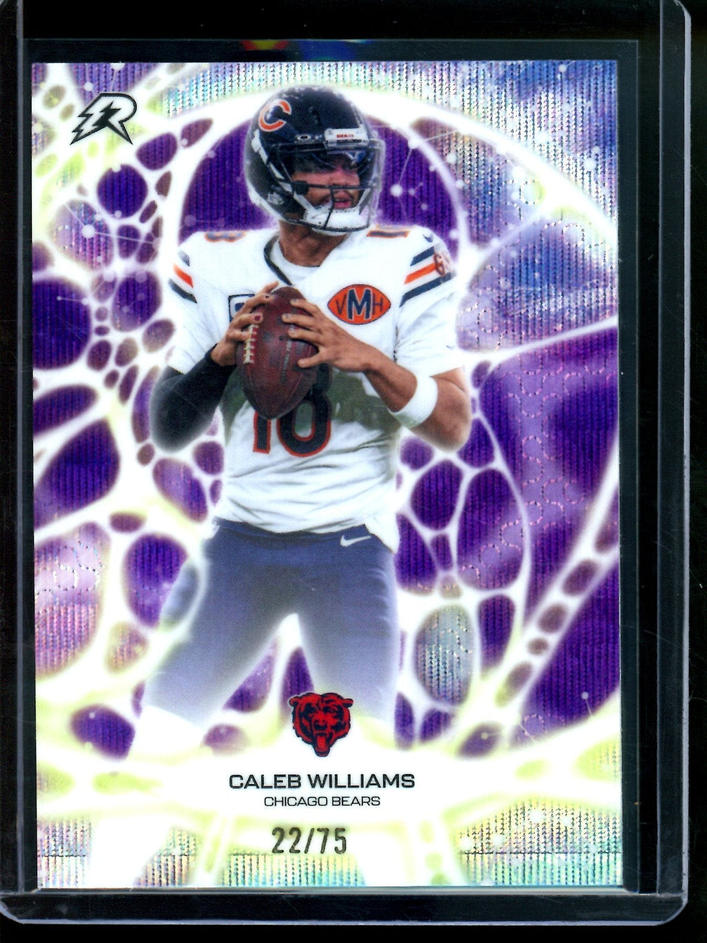 2026 Topps Resurgence Caleb Williams Protonyx Purple Refractor /75 Bears